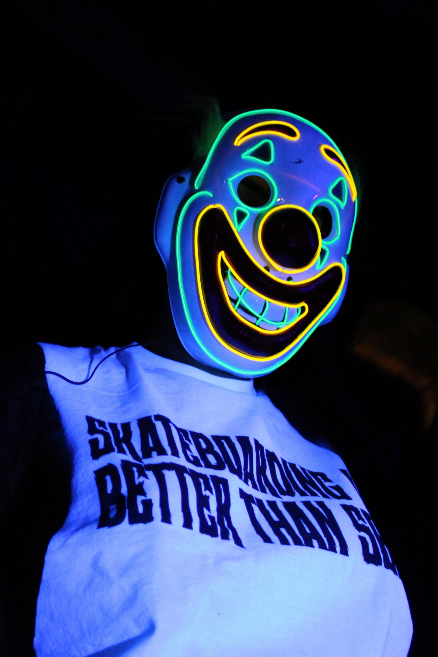 TEE - SKATEBOARDING IS BETTER THAN SEX (White)