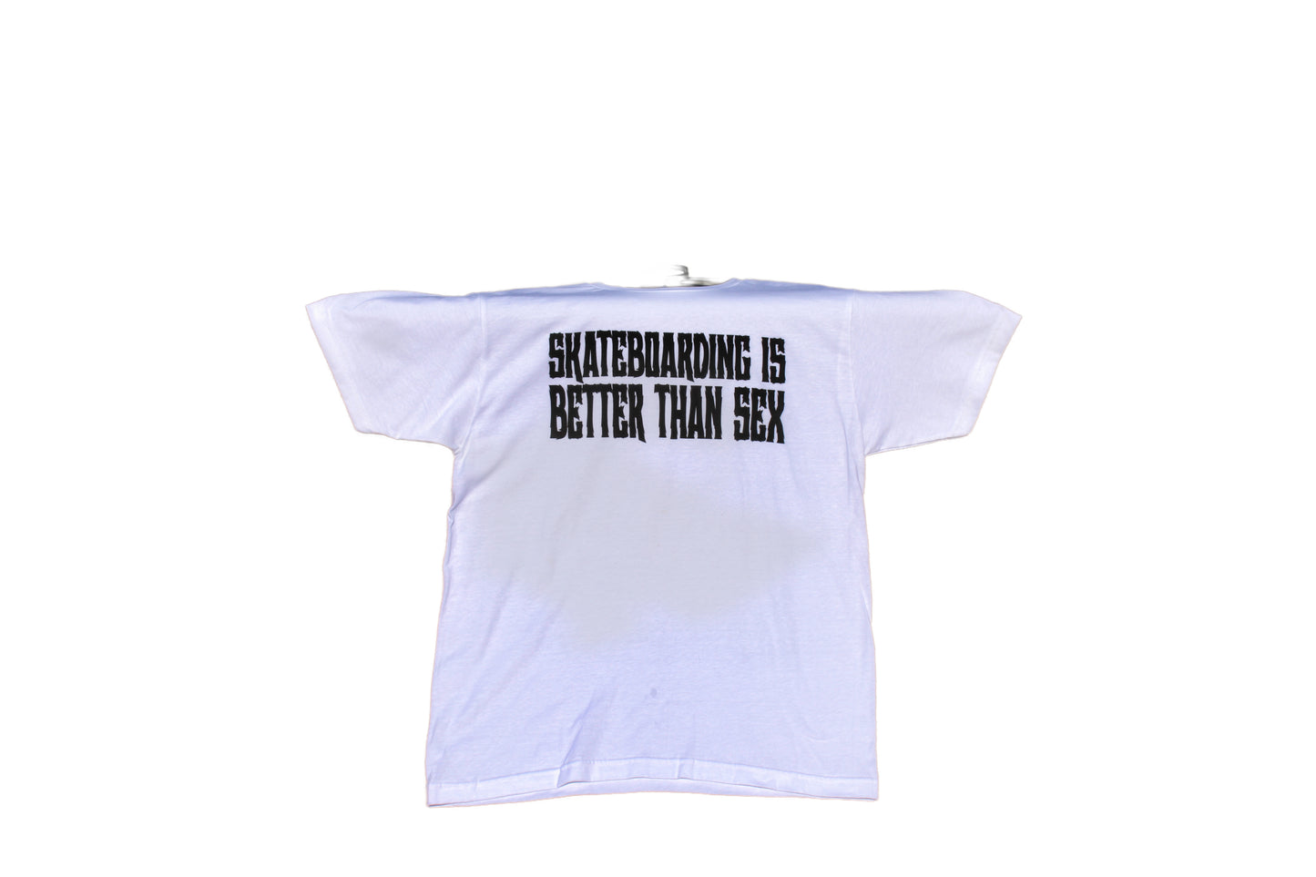 TEE - SKATEBOARDING IS BETTER THAN SEX (White)