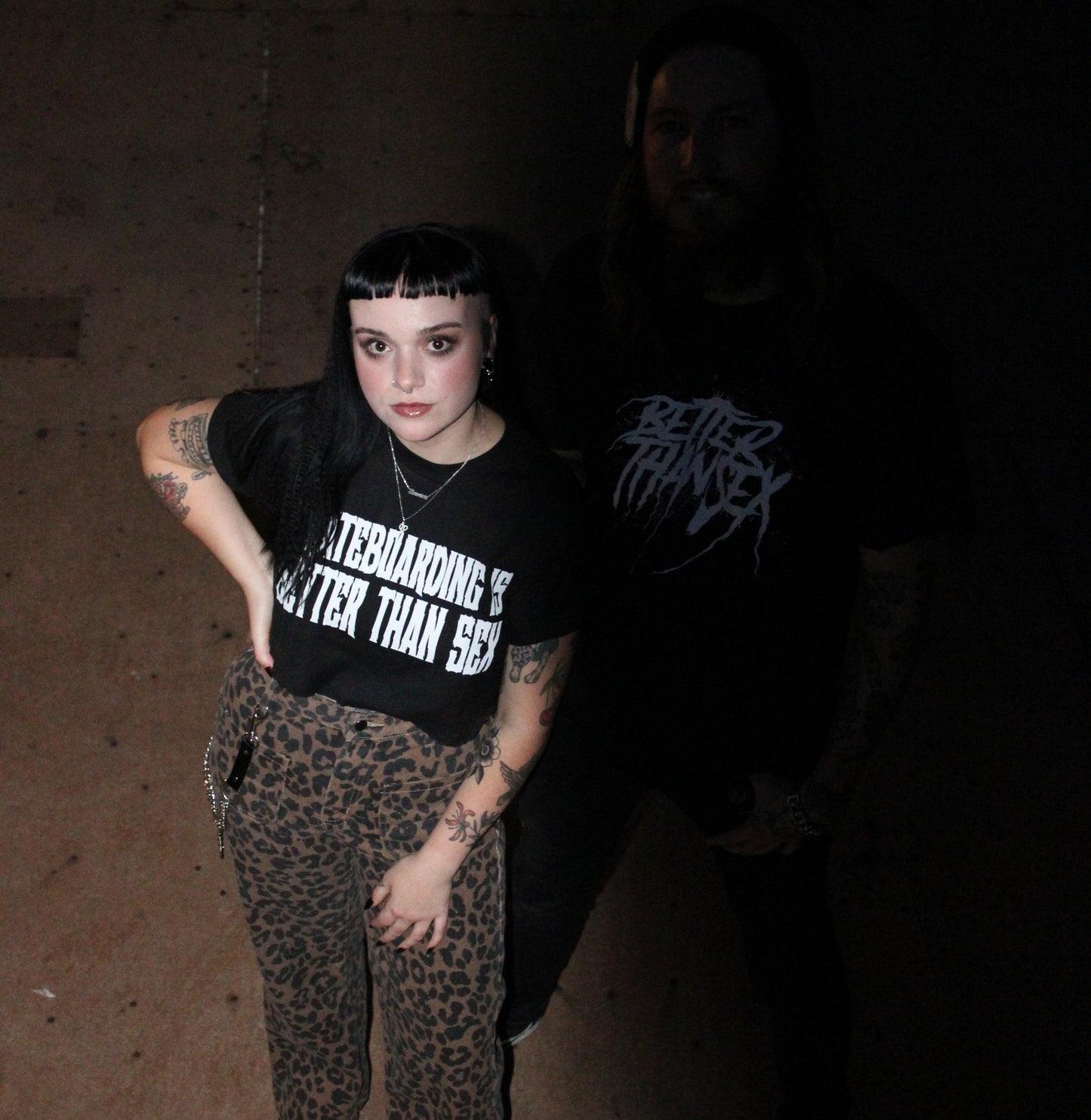 TEE - SKATEBOARDING IS BETTER THAN SEX (Black)