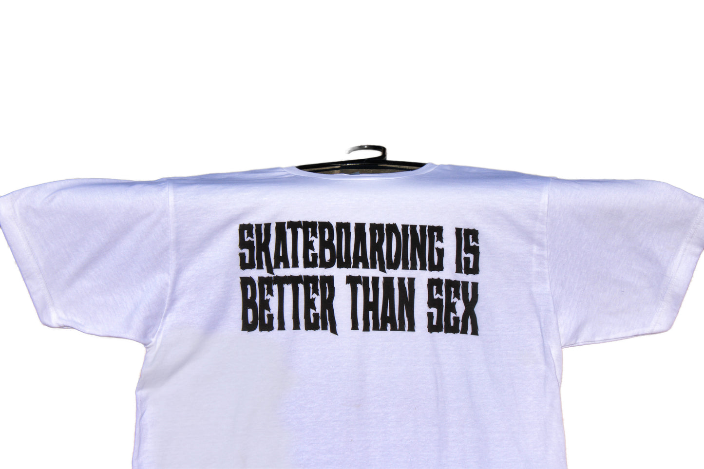 TEE - SKATEBOARDING IS BETTER THAN SEX (White)